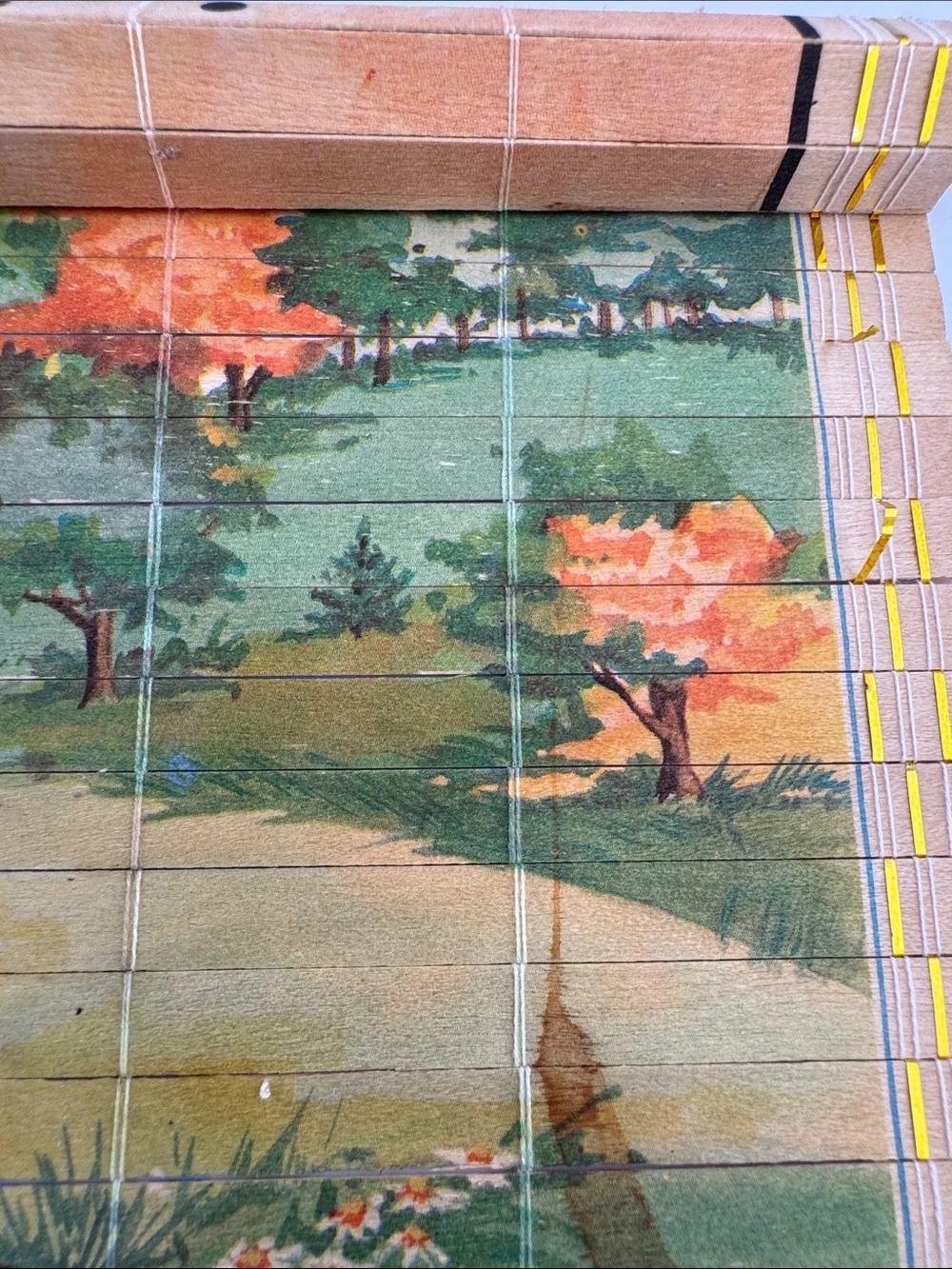 Vintage 1985 “Friends Are Forever” Reed Wall Hanging Calendar | Double sided